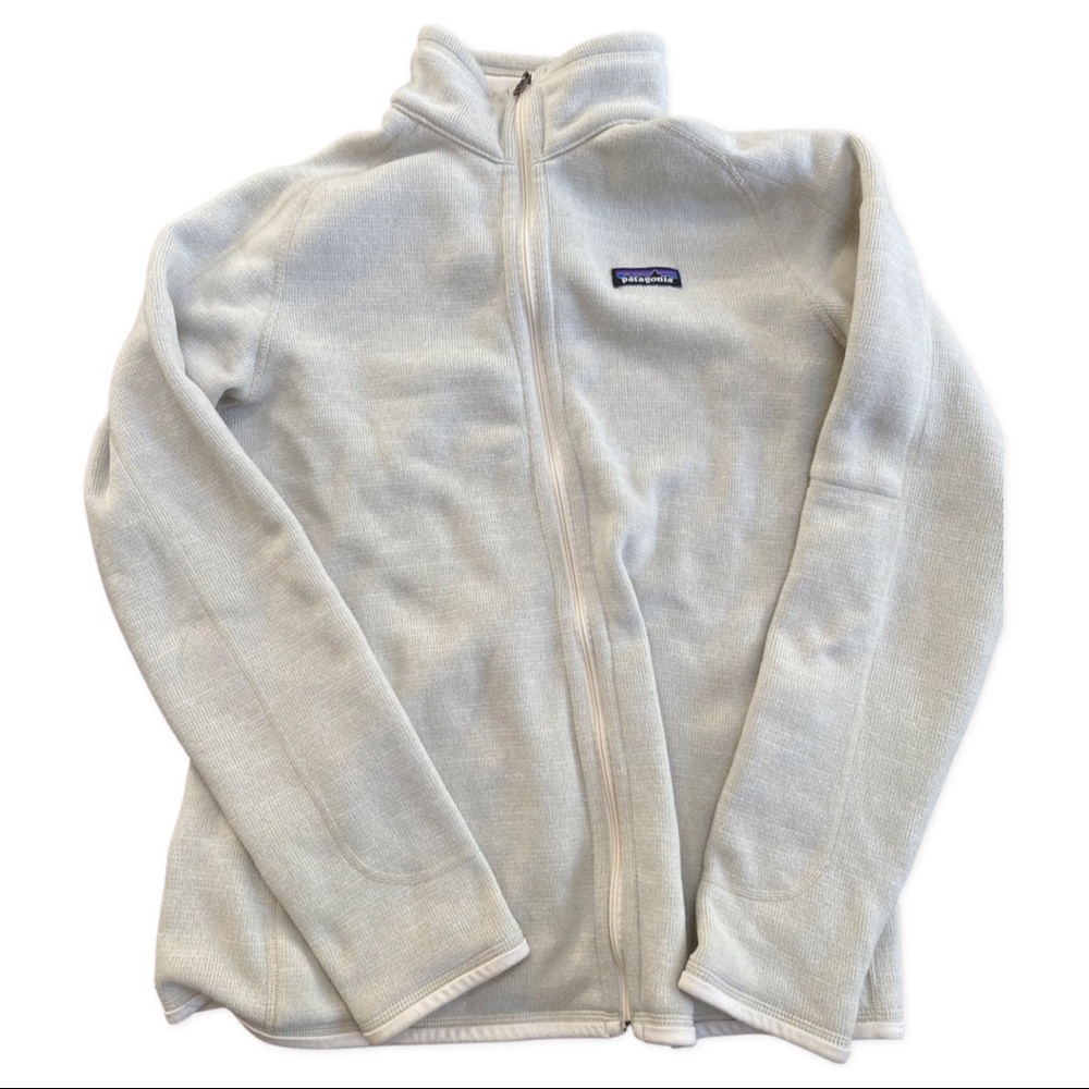 Cream Colored Patagonia Zip-Up